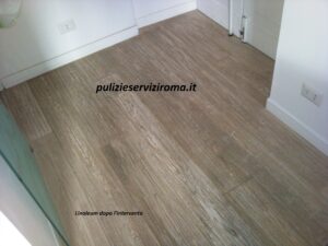 pulizia linoleum roma