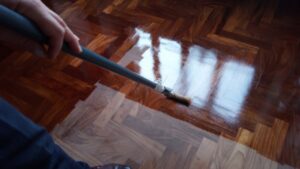 finitura trasparente poliuretanica per parquet